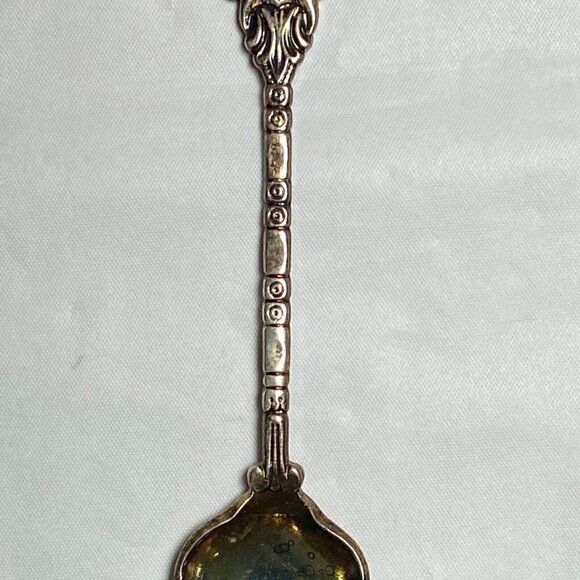 Heceta Head Lighthouse Souvenir Spoon Florence Oregon 4.5" Silver Plate RARE - Picture 3 of 7